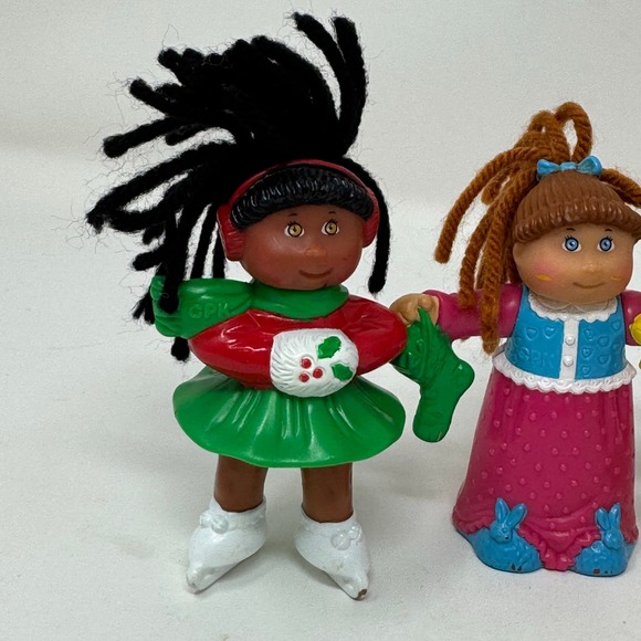 Cabbage Patch Kids Mini Dolls Lot 4 Vintage 1992  Holiday Theme Figures - Picture 11 of 11